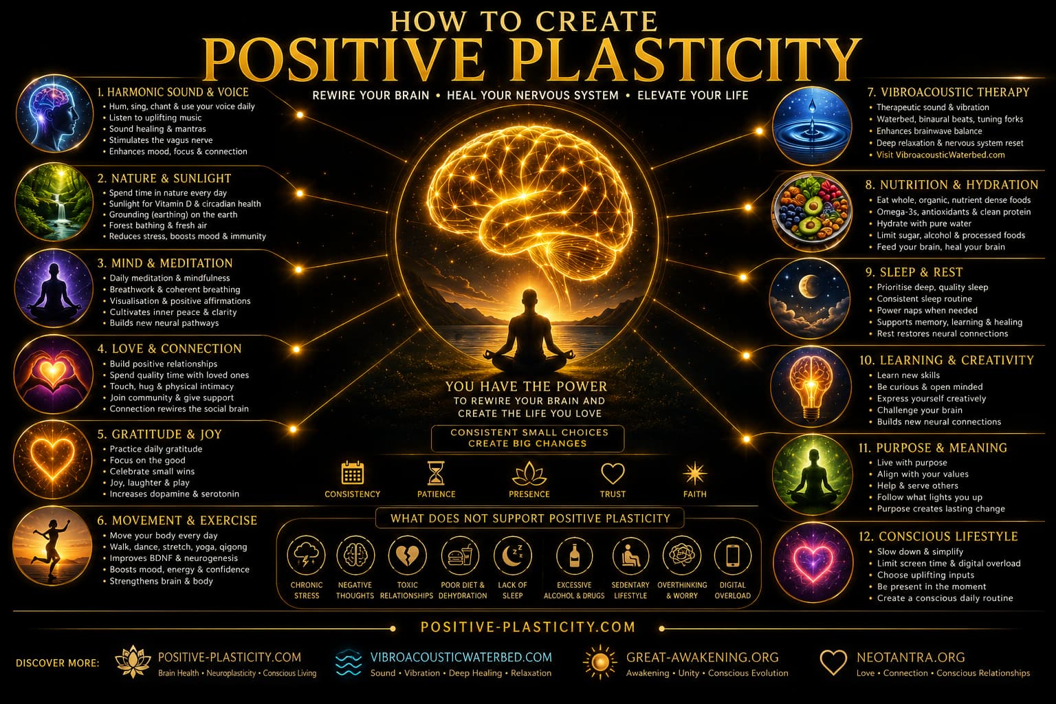 Steps and practices to create Positive Plasticity